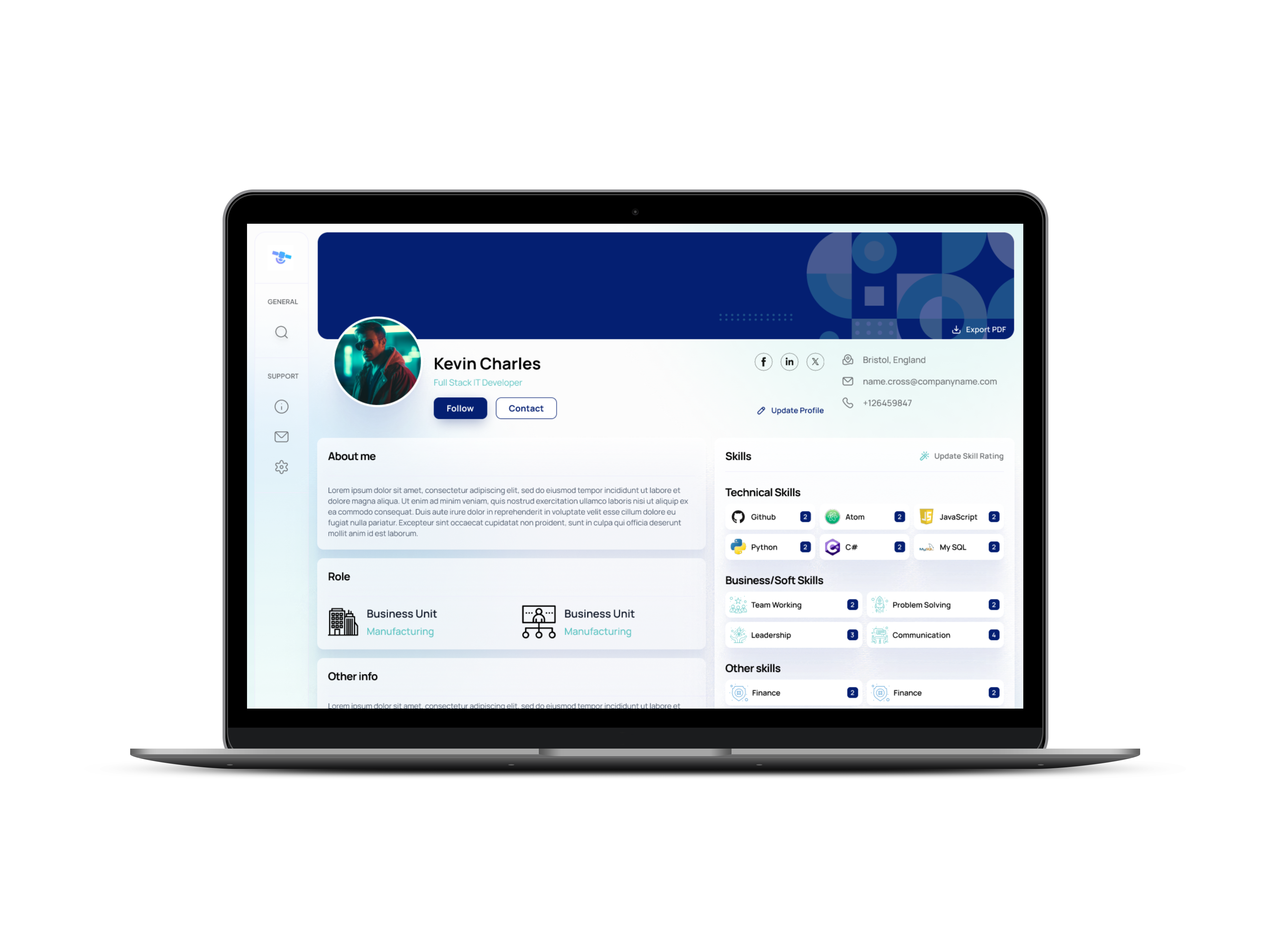 Skills Search Screenshot